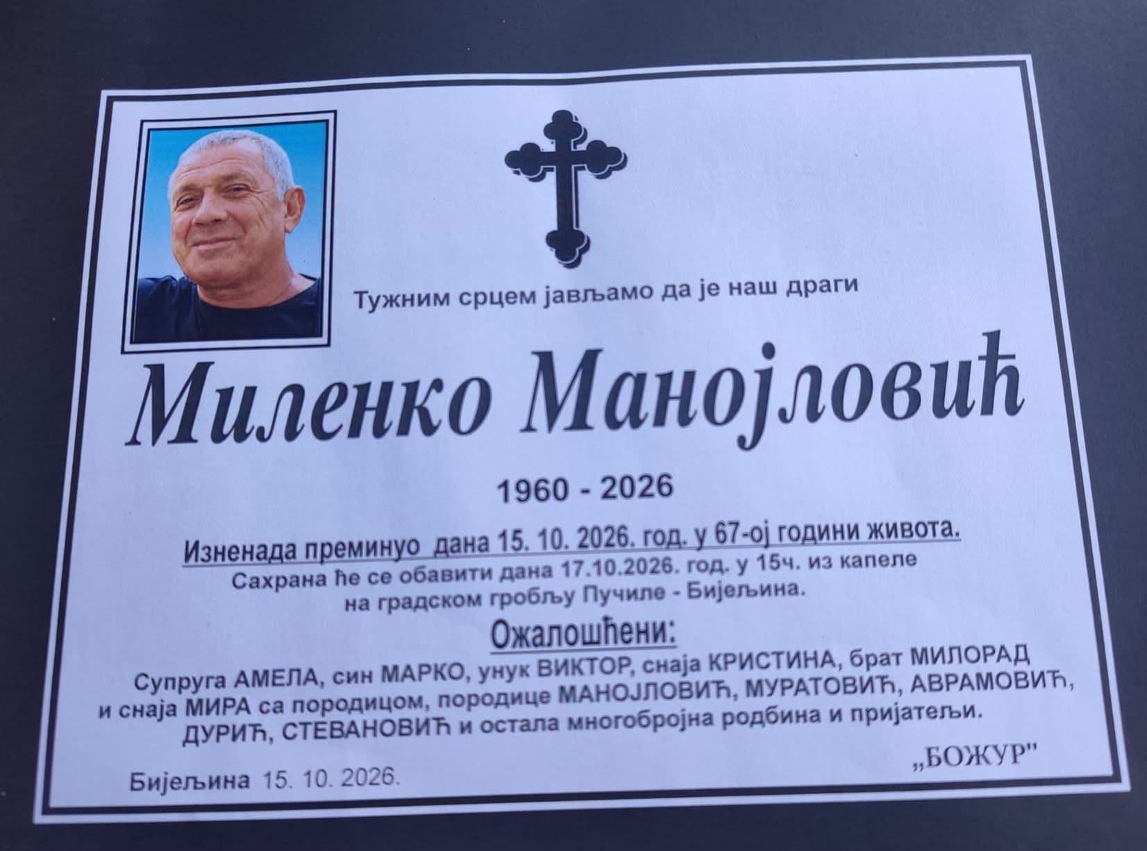 MILENKO MANOJLOVIĆ